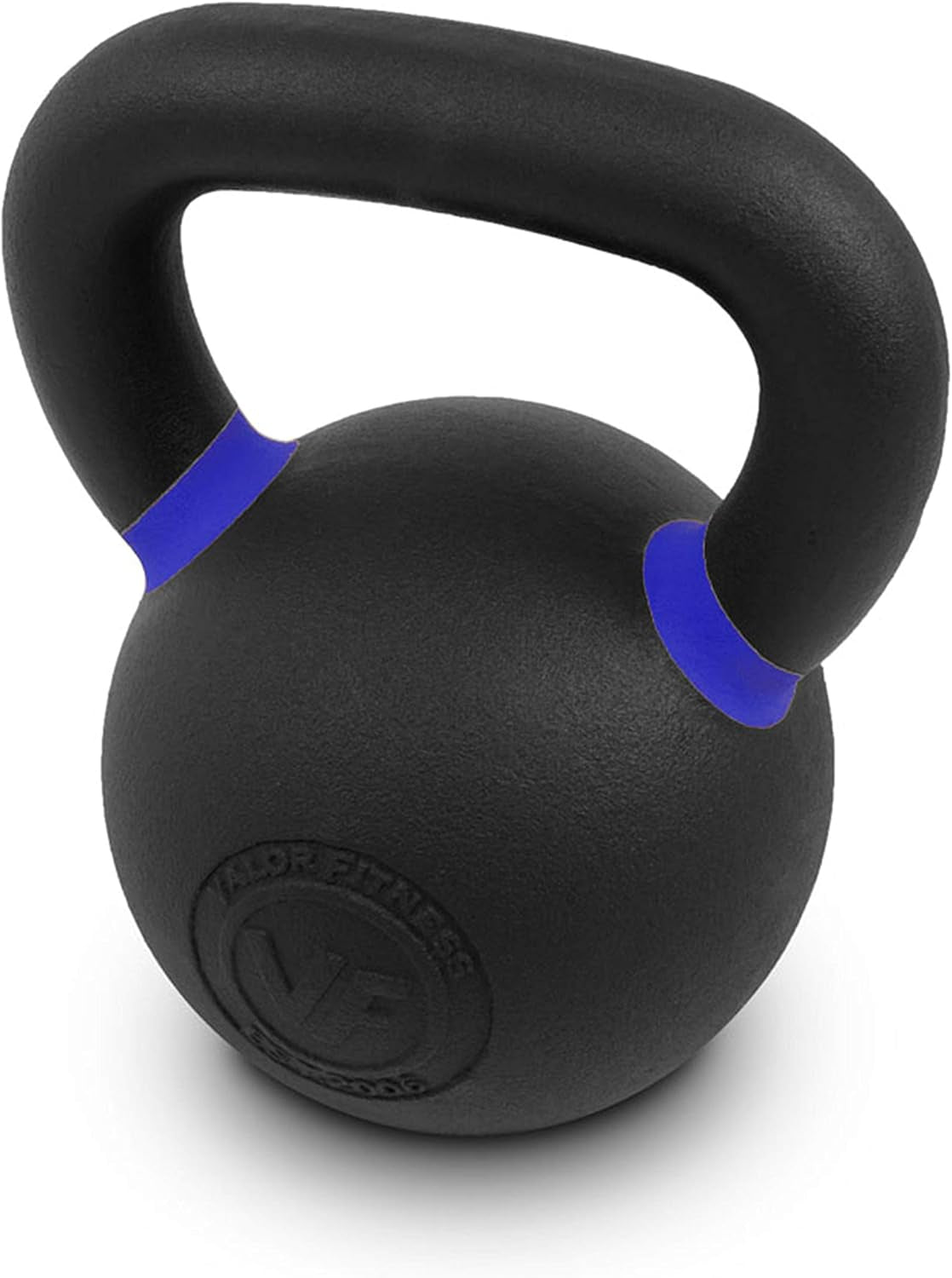 Premium Cast Iron Kettlebells Powder Coated Kettle Bell Weights - Includes LB and KG Weight