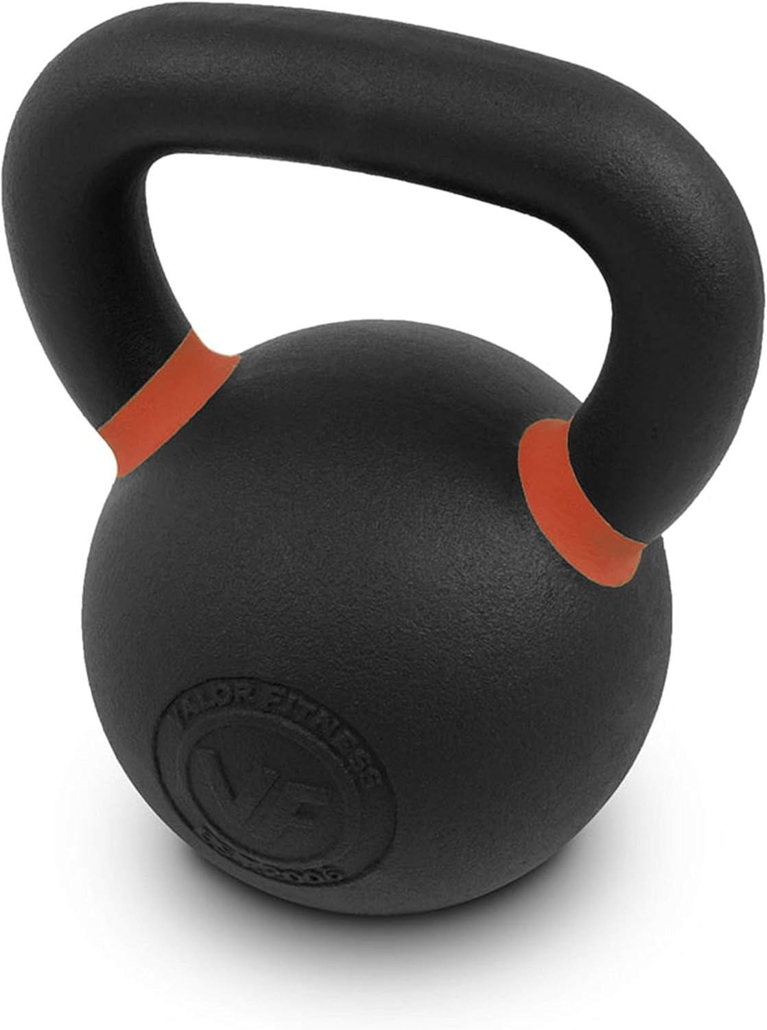Premium Cast Iron Kettlebells Powder Coated Kettle Bell Weights - Includes LB and KG Weight