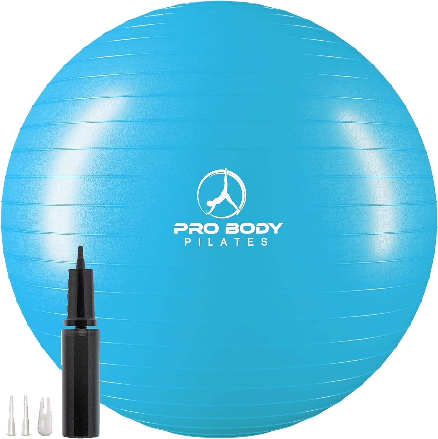 Exercise Ball - Multiple Sizes Gym Grade Balance Ball for Fitness, Yoga, Workout, Pregnancy & Physical Therapy