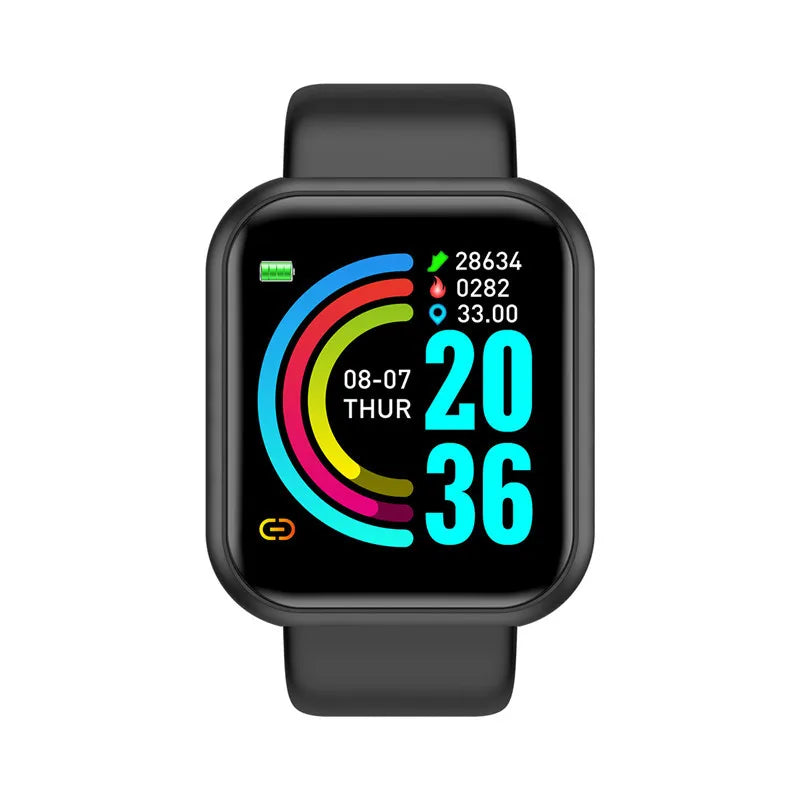 Smart Watch for Men Women Wristwatch Bluetooth Connect Phone Music Player Fitness Sport Bracelet Health Monitor Digital Watches