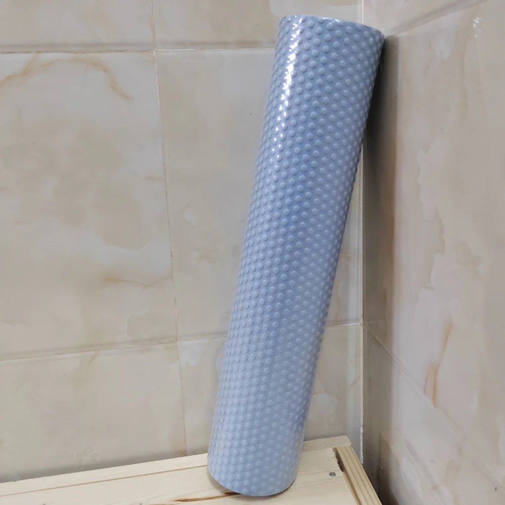 Yoga Roller round EVA Foam Cylinder Hexagonal Roller for Pilates Exercise Enhanced Home Workouts Diameter 9.5Cm Length 45Cm